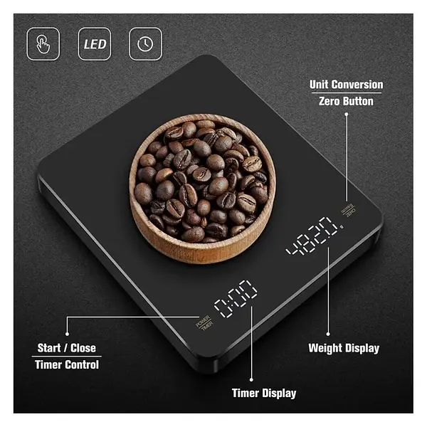 Gramera De Café Usb-C Recargable