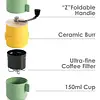 Kit Viajero: Molino Manual Portatil Para Café Todo En Uno