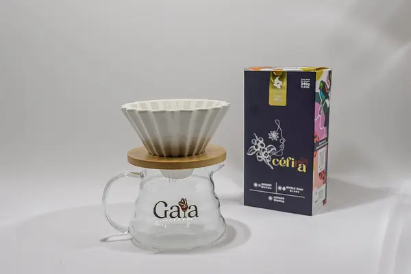 Kit V60 De Cerámica + Café De Origen Céfira