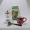 Kit Prensa Francesa + Cuchara De Acero + Taza + Café